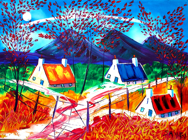 Carol's Wee Crofts Argyll 45x60