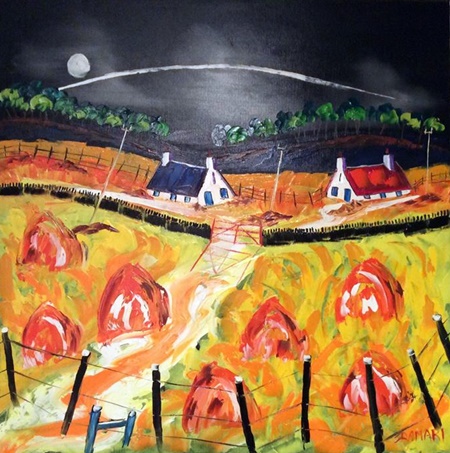 Morning storm over the croft by John Damari
